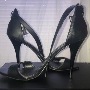Black ankle strap Mossimo stilettos SZ 11